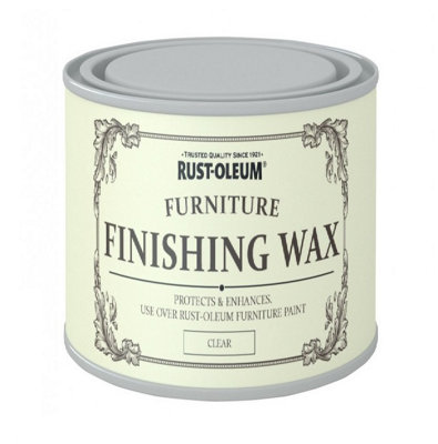 Rust-Oleum Chalk Chalky Furniture PaintFinishing WaxClear 125Ml from B&Q