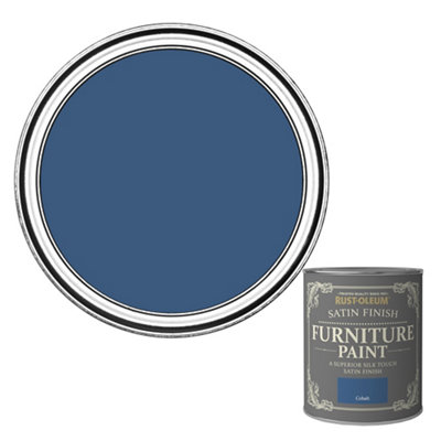 Rust-Oleum Cobalt Satinwood Furniture Paint125Ml from B&Q
