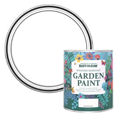 Rust-Oleum Cotton Matt Garden Paint 750Ml from B&Q