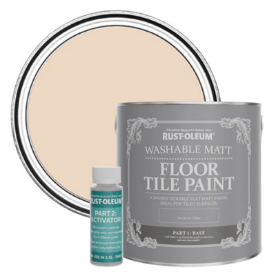 B&Q -  Eleanor Washable Matt Floor Tile Paint 2.5L