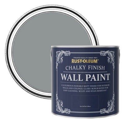 Rust-Oleum Mid-Anthracite Chalky Wall & Ceiling Paint 2.5L from B&Q