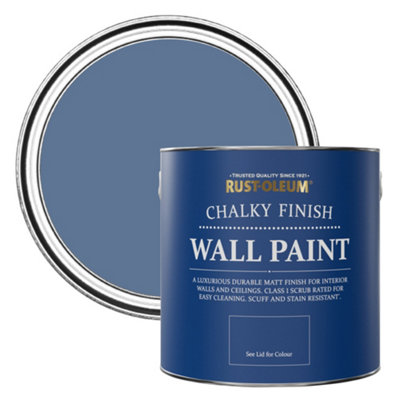Rust-Oleum Blue River Chalky Wall & Ceiling Paint 2.5L from B&Q