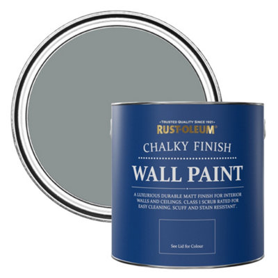 Rust-Oleum Slate Chalky Wall & Ceiling Paint 2.5L from B&Q