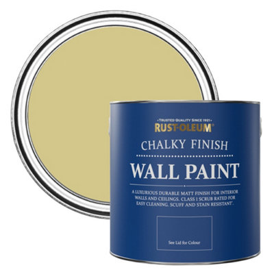 Rust-Oleum Wasabi Chalky Wall & Ceiling Paint 2.5L from B&Q