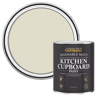 Rust-Oleum Relaxed Oats Matt Kitchen Cupboard Paint 750Ml from B&Q