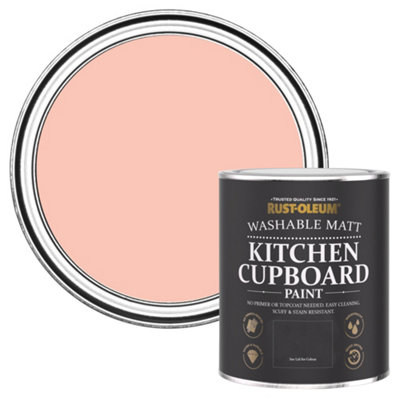 Rust-Oleum Happy As A Clam Matt Kitchen Cupboard Paint 750Ml from B&Q