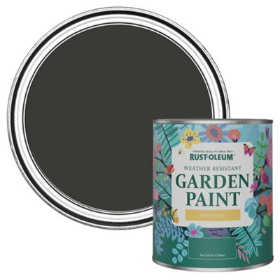 B&Q -  Dark Magic Matt Garden Paint 750Ml