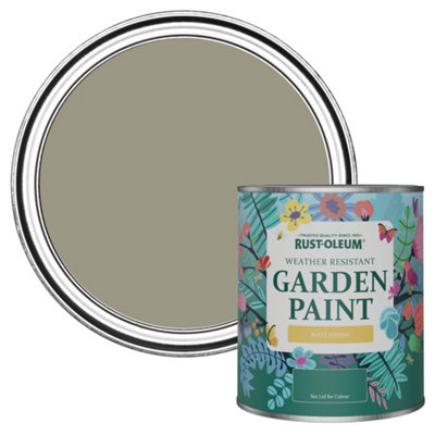 B&Q -  Grounded Matt Garden Paint 750Ml
