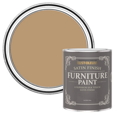 Rust-Oleum Fired Clay Satin Furniture Paint 750Ml from B&Q