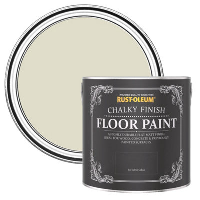 Rust-Oleum Relaxed Oats Chalky Finish Floor Paint 2.5L from B&Q