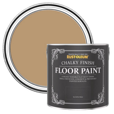 Rust-Oleum Fired Clay Chalky Finish Floor Paint 2.5L from B&Q