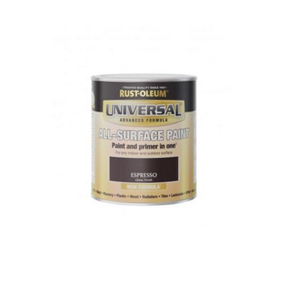 Rust-Oleum Universal All Surface Brush On PaintGlossExpresso250Ml from B&Q