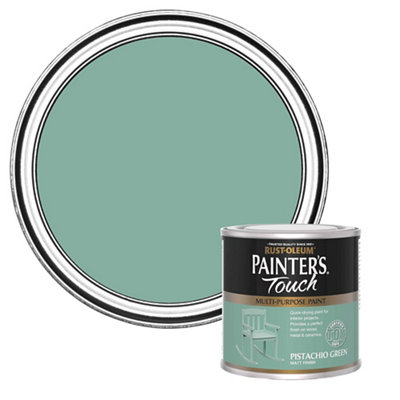 Rust-Oleum Painter's Touch Pistachio Green Matt Multi-Room Furniture Paint250Ml from B&Q