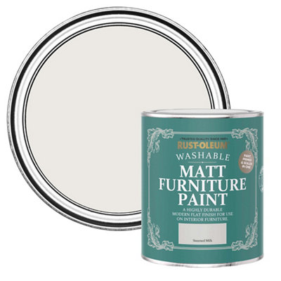 Rust-Oleum Steamed Milk Matt Multi-Room Furniture Paint750Ml from B&Q