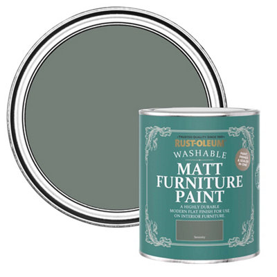 Rust-Oleum Serenity Matt Multi-Room Furniture Paint750Ml from B&Q
