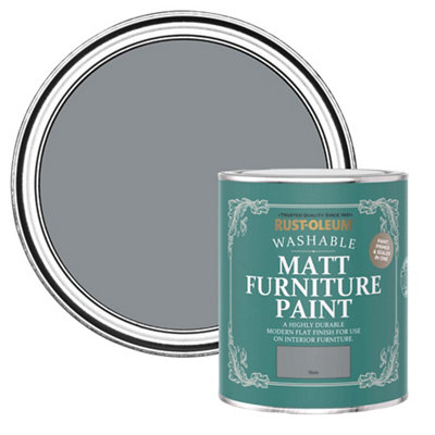Rust-Oleum Slate Matt Multi-Room Furniture Paint750Ml from B&Q