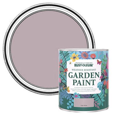 Rust-Oleum Lilac Wine Matt Multi-Surface Exterior Topcoat Paint750Ml Tin from B&Q