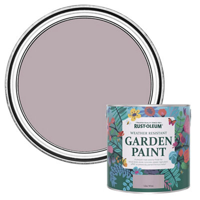 Rust-Oleum Lilac Wine Matt Multi-Surface Exterior Topcoat Paint2.5L Tin from B&Q