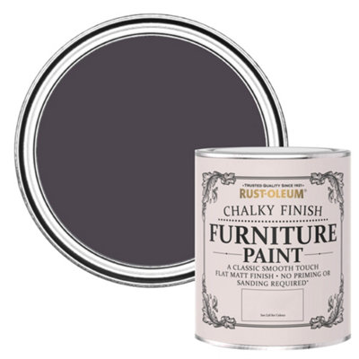 Rust-Oleum Grape Soda Chalky Furniture Paint 750Ml from B&Q