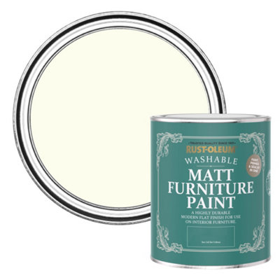 B&Q -  Antique White Matt Furniture Paint 750Ml