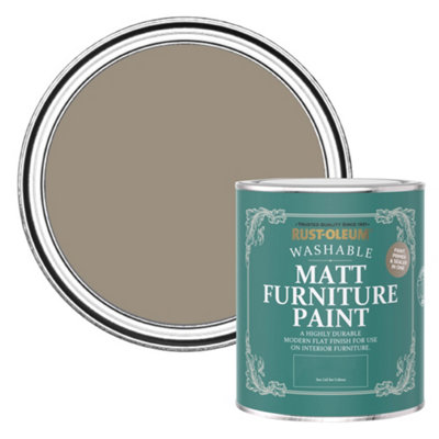 Rust-Oleum Cocoa Matt Furniture Paint 750Ml from B&Q