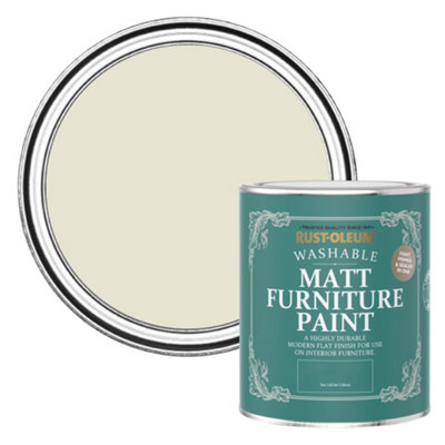 Rust-Oleum Oyster Matt Furniture Paint 750Ml from B&Q