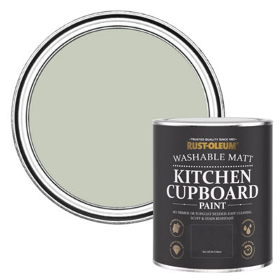 B&Q -  Aloe Matt Kitchen Cupboard Paint 750Ml