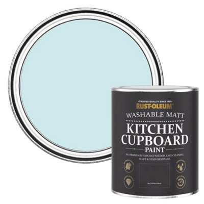 Rust-Oleum Duck Egg Matt Kitchen Cupboard Paint 750Ml from B&Q