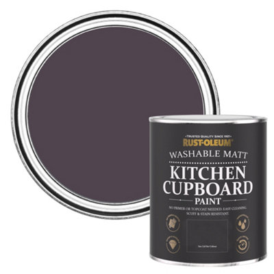 Rust-Oleum Grape Soda Matt Kitchen Cupboard Paint 750Ml from B&Q