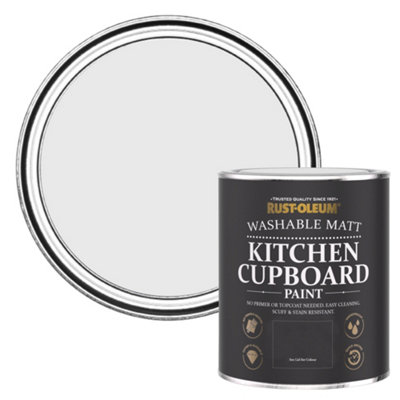 Rust-Oleum Monaco Mist Matt Kitchen Cupboard Paint 750Ml from B&Q