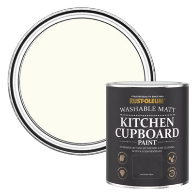 Rust-Oleum Porcelain Matt Kitchen Cupboard Paint 750Ml from B&Q