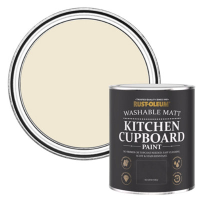 Rust-Oleum Quarry Lime Matt Kitchen Cupboard Paint 750Ml from B&Q