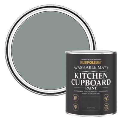 B&Q -  Slate Matt Kitchen Cupboard Paint 750Ml