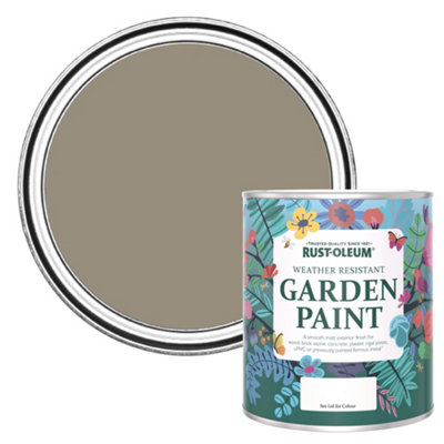 Rust-Oleum Cocoa Matt Garden Paint 750Ml from B&Q