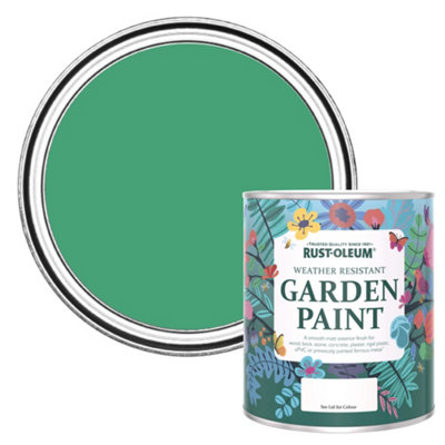 B&Q -  Emerald Matt Garden Paint 750Ml
