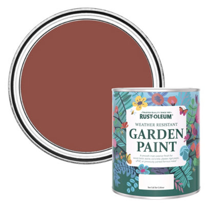 Rust-Oleum Fire Brick Matt Garden Paint 750Ml from B&Q