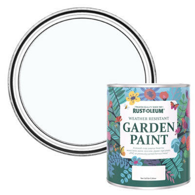 Rust-Oleum Icecap Matt Garden Paint 750Ml from B&Q