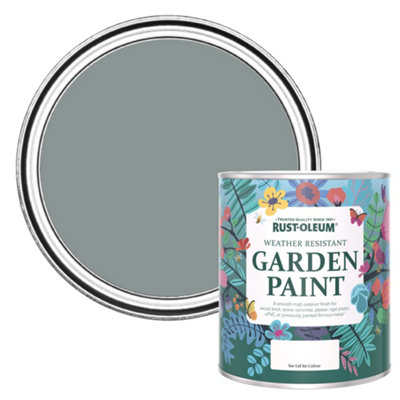 Rust-Oleum Slate Matt Garden Paint 750Ml from B&Q