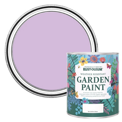 B&Q -  Violet Macaroon Matt Garden Paint 750Ml