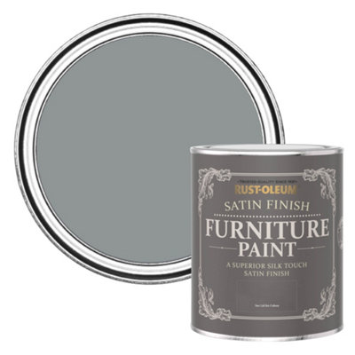 Rust-Oleum Mid-Anthracite Satin Furniture Paint 750Ml from B&Q
