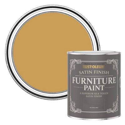 Rust-Oleum Dijon Satin Furniture Paint 750Ml from B&Q