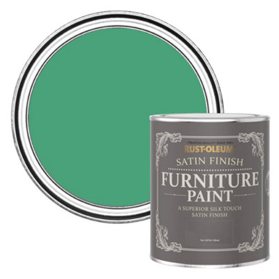B&Q -  Emerald Satin Furniture Paint 750Ml