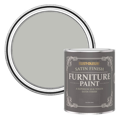 Rust-Oleum Flint Satin Furniture Paint 750Ml from B&Q