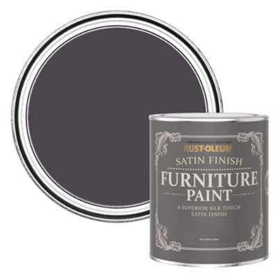 Rust-Oleum Grape Soda Satin Furniture Paint 750Ml from B&Q