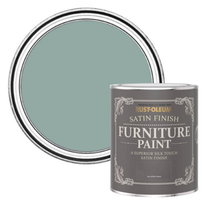 Rust-Oleum Gresham Blue Satin Furniture Paint 750Ml from B&Q
