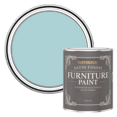 Rust-Oleum Little Cyclades Satin Furniture Paint 750Ml from B&Q