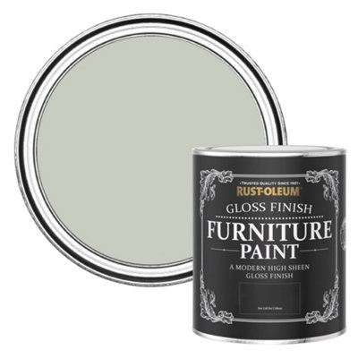 Rust-Oleum Aloe Gloss Furniture Paint 750Ml from B&Q