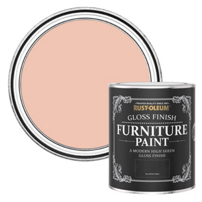 Rust-Oleum Coral Gloss Furniture Paint 750Ml from B&Q
