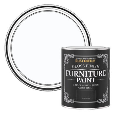 Rust-Oleum Icecap Gloss Furniture Paint 750Ml from B&Q