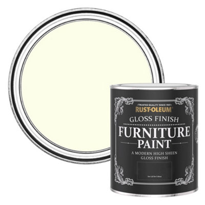 Rust-Oleum Shortbread Gloss Furniture Paint 750Ml from B&Q